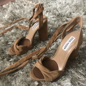 Steve Madden lace up sandal heels